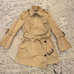 Banana Republic X Olivia Palermo Tan Trench Coat | petite XS